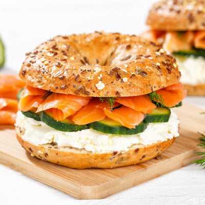 Salmon Brunch Bagel