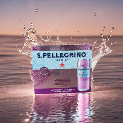 S.Pellegrino | Essenza Dark Morello Cherry & Pomegranate 330ML