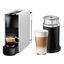 Nespresso Essenza Mini Coffee Machine & Aeroccino, White