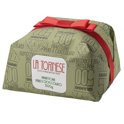 La Torinese | Panettone Pear/Chocolate Hand Wrapped 500G